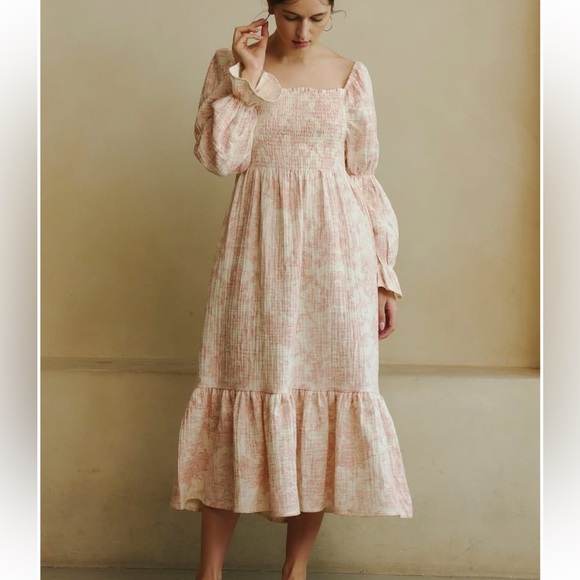 Nothing Fits But - pink toile / rouge haru dress - Picture 8 of 9